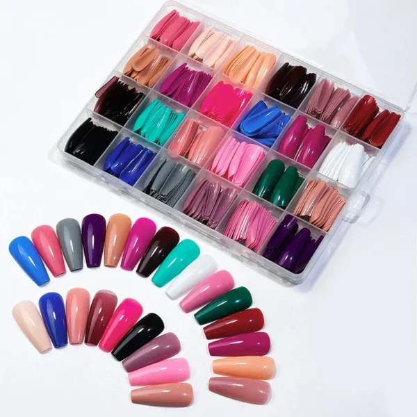 Artificial Nails Pack Of 576 Nails set