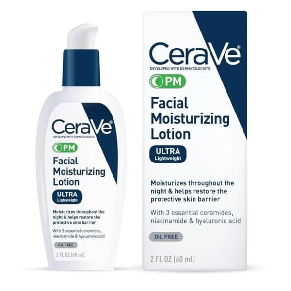 CeraVe PM Lotion, Face Moisturizer for Night Use