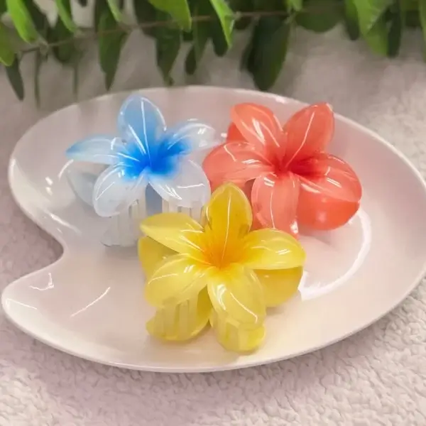 Flower Claw clip ( medium size )