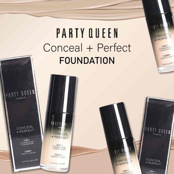Party Queen 2 in 1 High Coverage Foundation