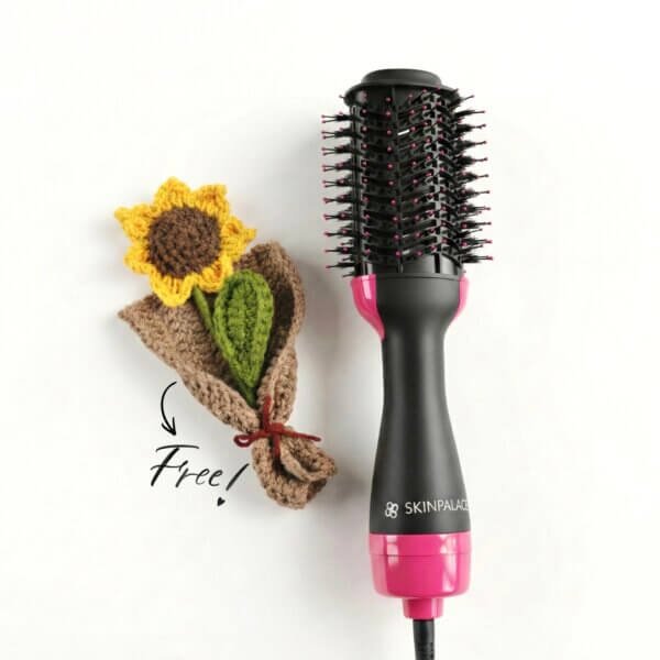 One Step Hot Air Brush + FREE Crochet Flower ( Valentine's Special Offer )
