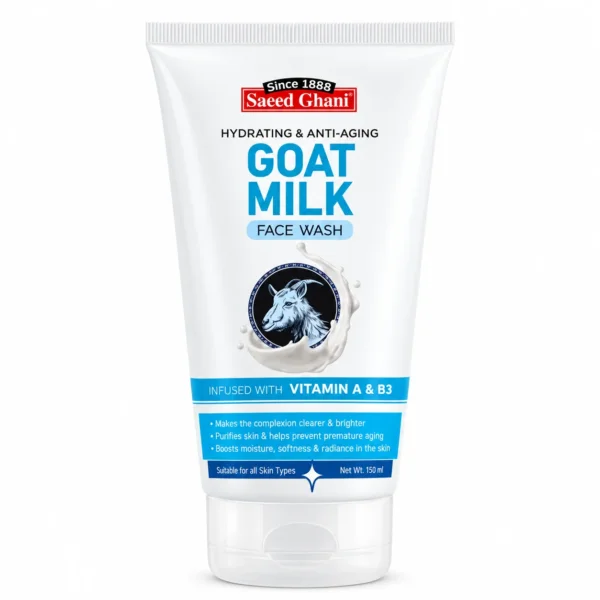 Saeed Ghani Goat Milk Hydrating & Anti Aging Face Wash