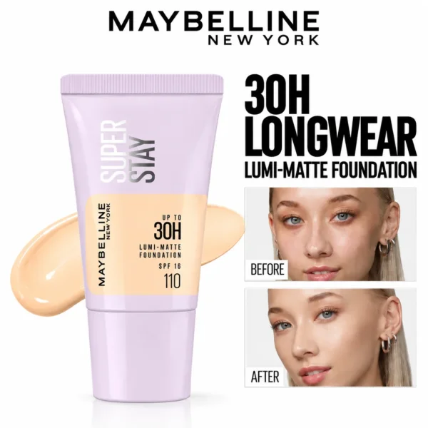 Maybelline New York Superstay Lumi Matte Liquid Foundation 18ML